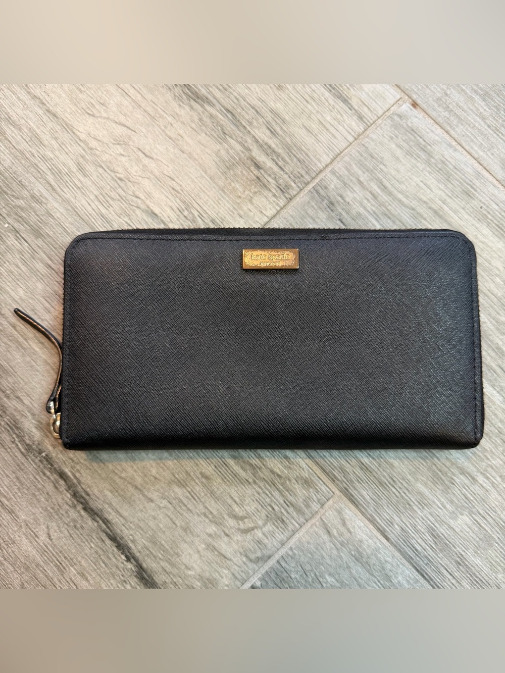 Kate Spade Neda Newberry Lane Zip Around Leather Wallet